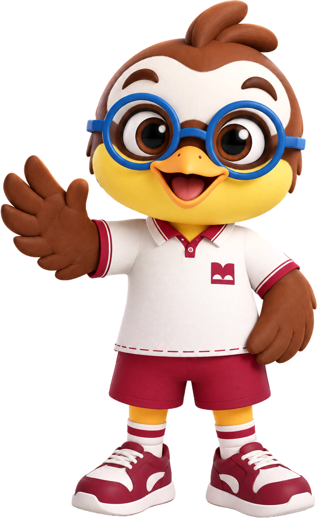 Bem, o mascote do Centro Educacional Maanaim